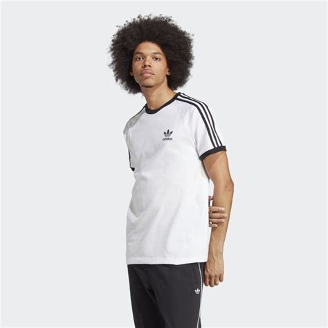 adidas 3 stripes t shirt weiß|adidas 3 stripes regular.